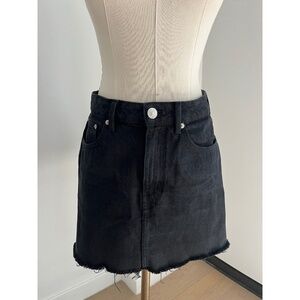 Black Denim Zara Skirt